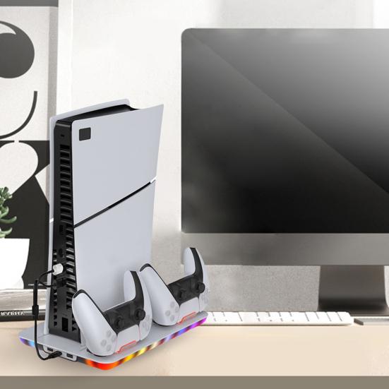Yousheng Cooling Fan Dual Controller Charge Dock Высокая эффективность охлаждения Динамическая RGB-подсветка Регулируемая охлаждающая станция для PS5 белый
Yousheng Cooling Fan Dual Controller Charge Dock Высокая эффективность охлаждения Динамическая RGB-подсветка Регулируемая охлаждающая станция для PS5 белый