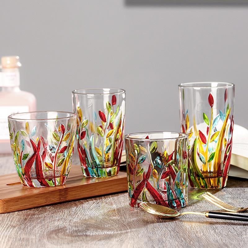 Modern Simple Painted Glass Cups Creative Hand-Painted Mugs High Value Coffee Drink Cups Juice Cups 301-400ml
Modern Simple Painted Glass Cups Creative Hand-Painted Mugs High Value Coffee Drink Cups Juice Cups 301-400ml