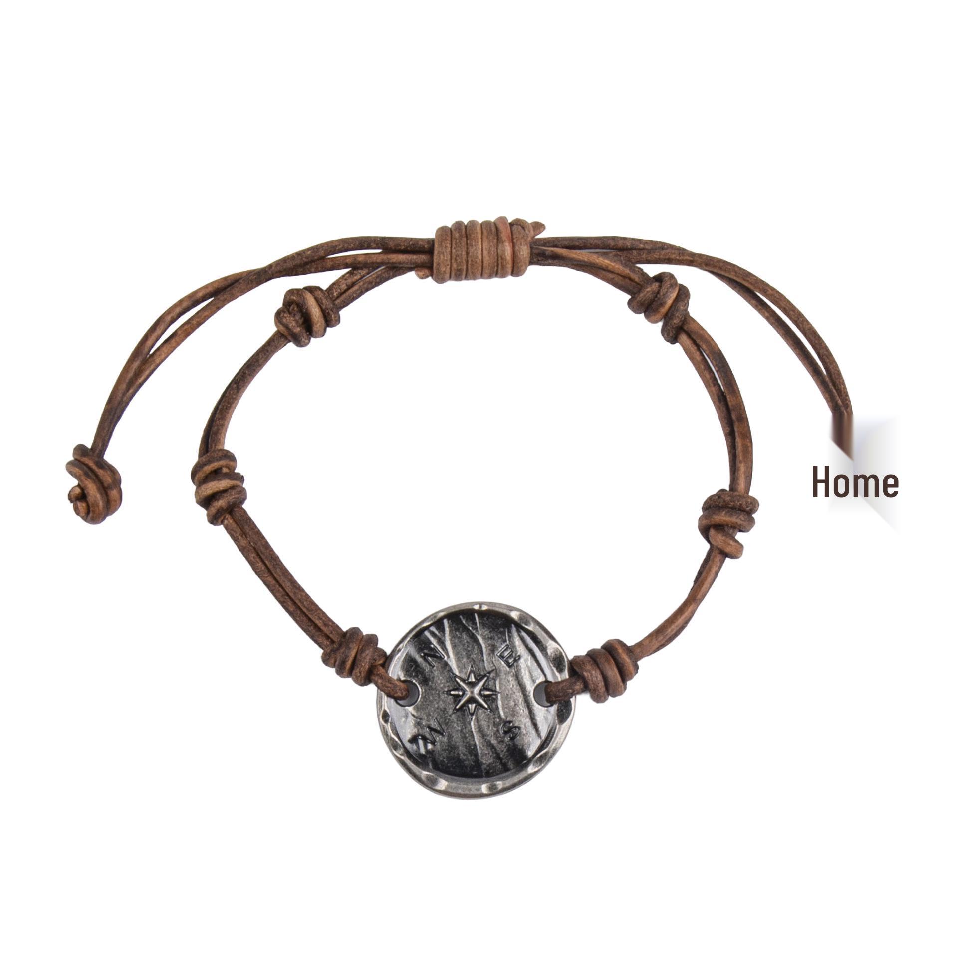 Luxury Cross Leather Bracelet for Men and Women - Elegant European & American Style for Daily Wear
Luxury Cross Leather Bracelet for Men and Women - Elegant European & American Style for Daily Wear