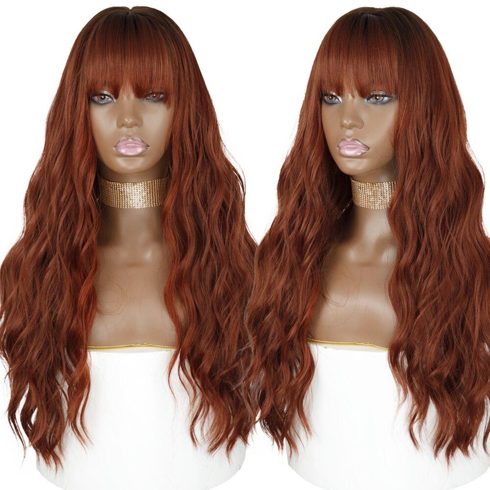 XINRAN длинные волнистые синтетические парики с челкой, натуральный волнистый оранжевый парик для женщин, парики для косплея, термостойкие волокна, парики
XINRAN длинные волнистые синтетические парики с челкой, натуральный волнистый оранжевый парик для женщин, парики для косплея, термостойкие волокна, парики