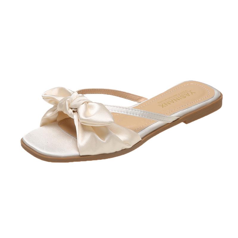 Fairy style women s shoes 2025 summer Korea sweet temperament elegant bow open toe wearing cool slippers 37 бежевий
Fairy style women s shoes 2025 summer Korea sweet temperament elegant bow open toe wearing cool slippers 37 бежевий