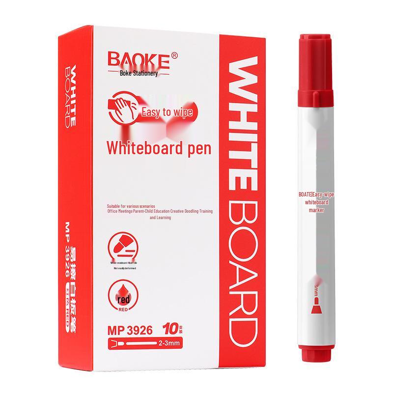 Boke Four-Color Easy Erase Whiteboard Markers - Green, Black, Red, Blue червоний
Boke Four-Color Easy Erase Whiteboard Markers - Green, Black, Red, Blue червоний