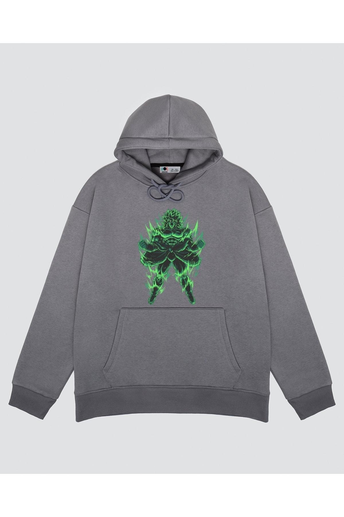 Unisex Gray Hooded Sweatshirt The Legendary Saiyan Broly
Unisex Gray Hooded Sweatshirt The Legendary Saiyan Broly