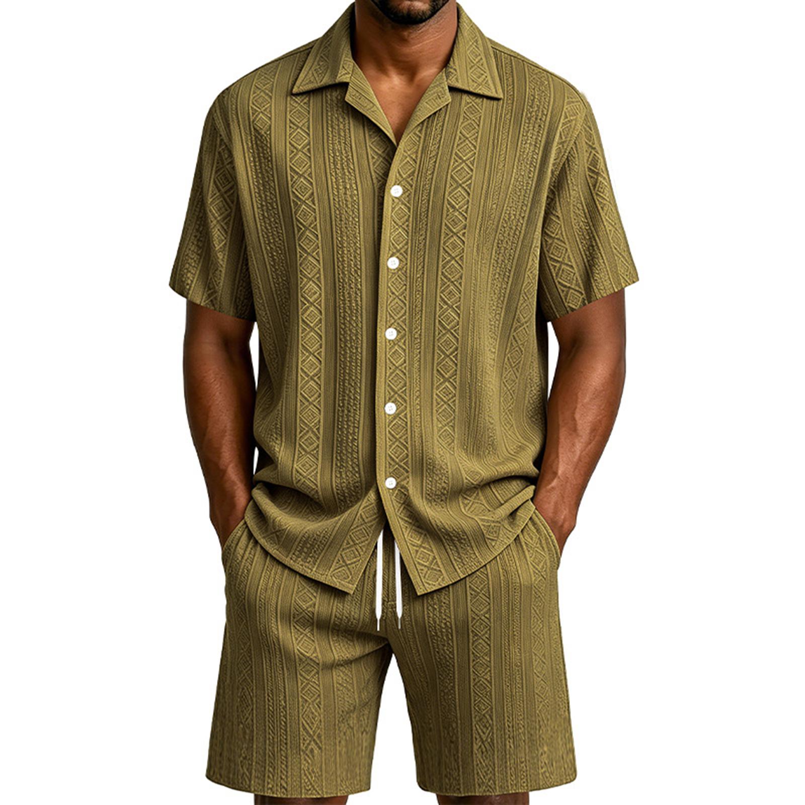 Men s Casual Short Sleeve Button Up Shirt and Shorts Set Lightweight Breathable Two Piece Outfit Suitable for Summer Outdoor Activities and Leisure XXXL
Men s Casual Short Sleeve Button Up Shirt and Shorts Set Lightweight Breathable Two Piece Outfit Suitable for Summer Outdoor Activities and Leisure XXXL