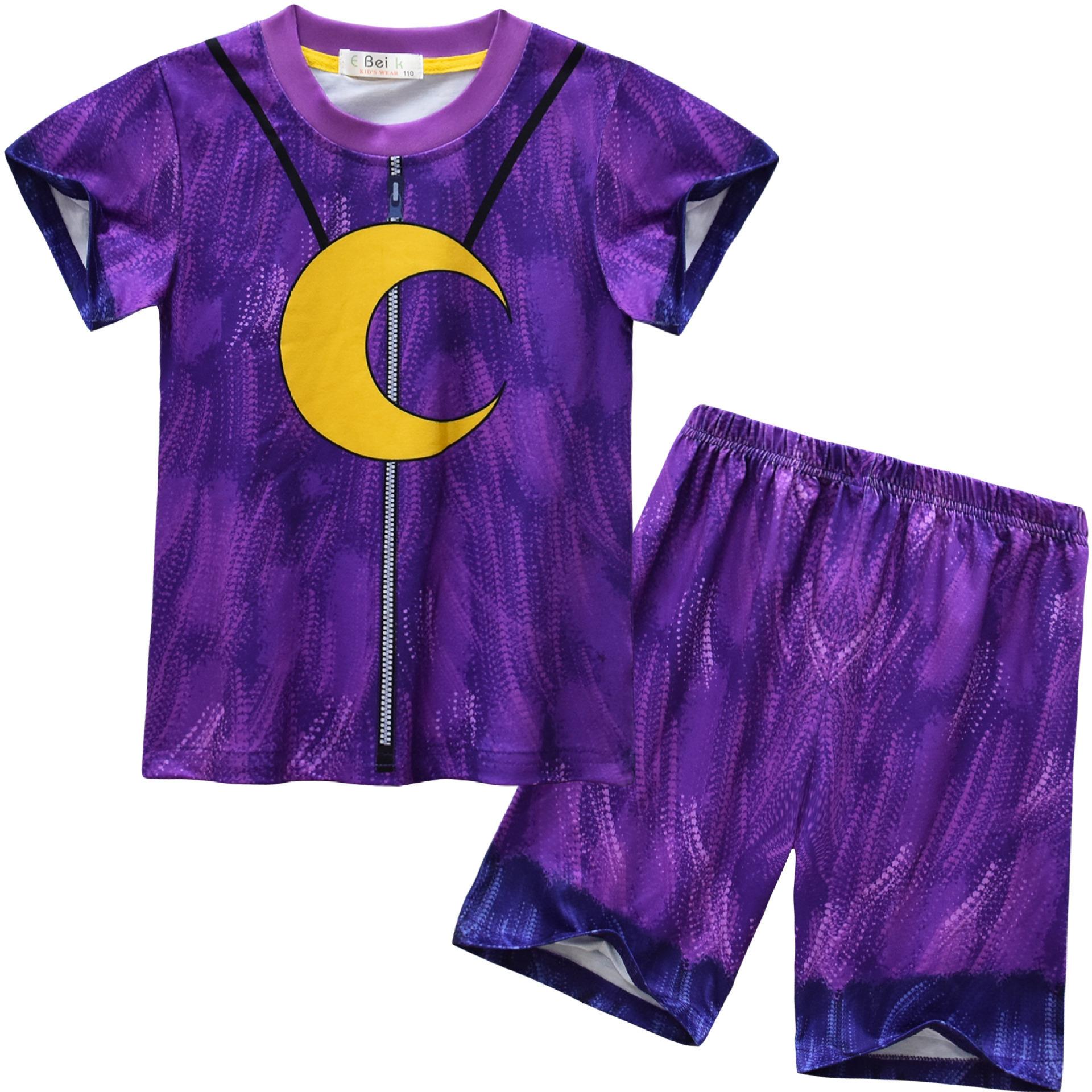 Animated Cartoon Digital Printing, Middle-Aged And Older Children S Clothing, Short-Sleeved Loungewear Set 92302 150
Animated Cartoon Digital Printing, Middle-Aged And Older Children S Clothing, Short-Sleeved Loungewear Set 92302 150