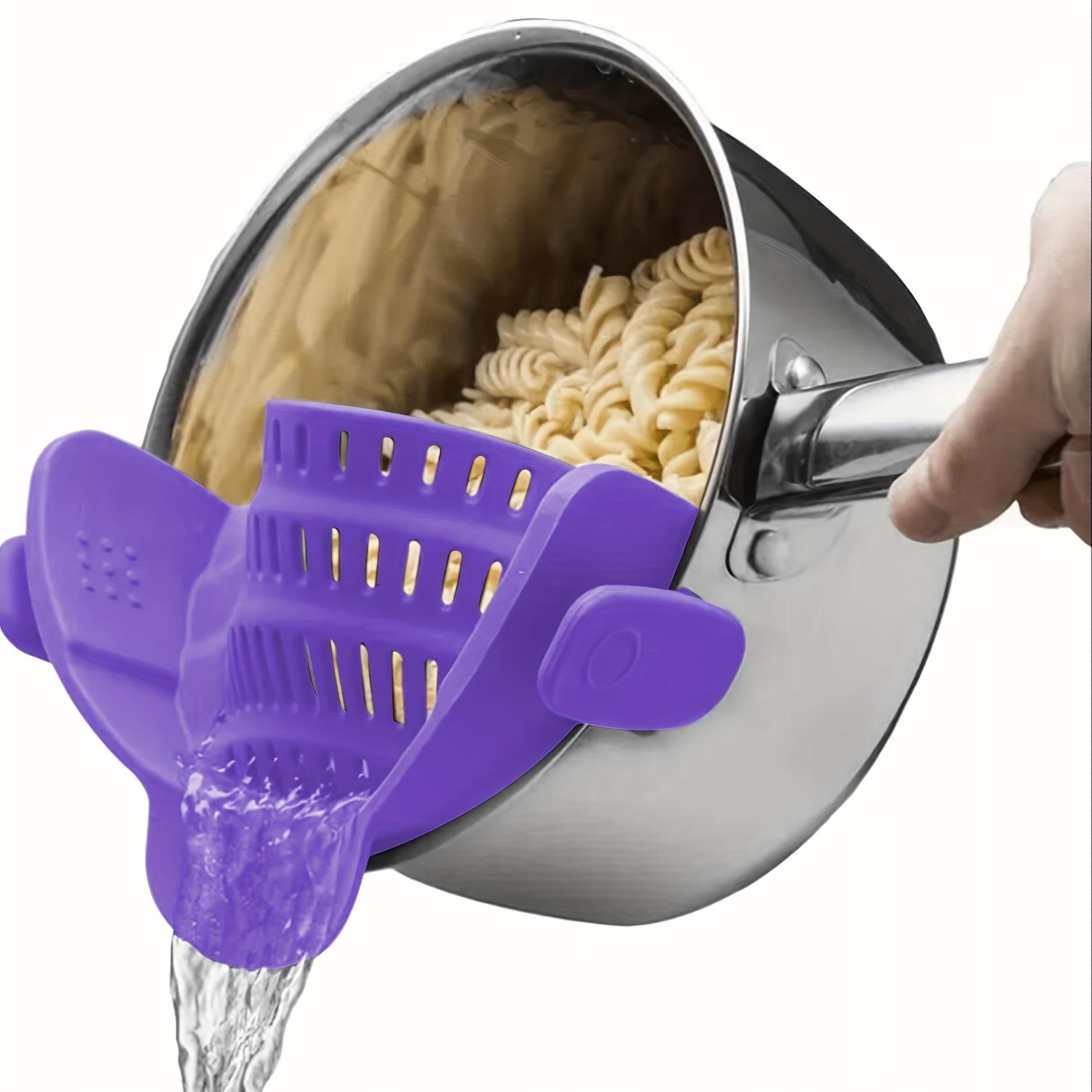 Силиконовое сито для кастрюль, регулируемый зажим на ситечко для кастрюль, сковородок и мисок, кухонный ручной фильтр для мытья фруктов, кухонные инструменты фиолетовый
Силиконовое сито для кастрюль, регулируемый зажим на ситечко для кастрюль, сковородок и мисок, кухонный ручной фильтр для мытья фруктов, кухонные инструменты фиолетовый