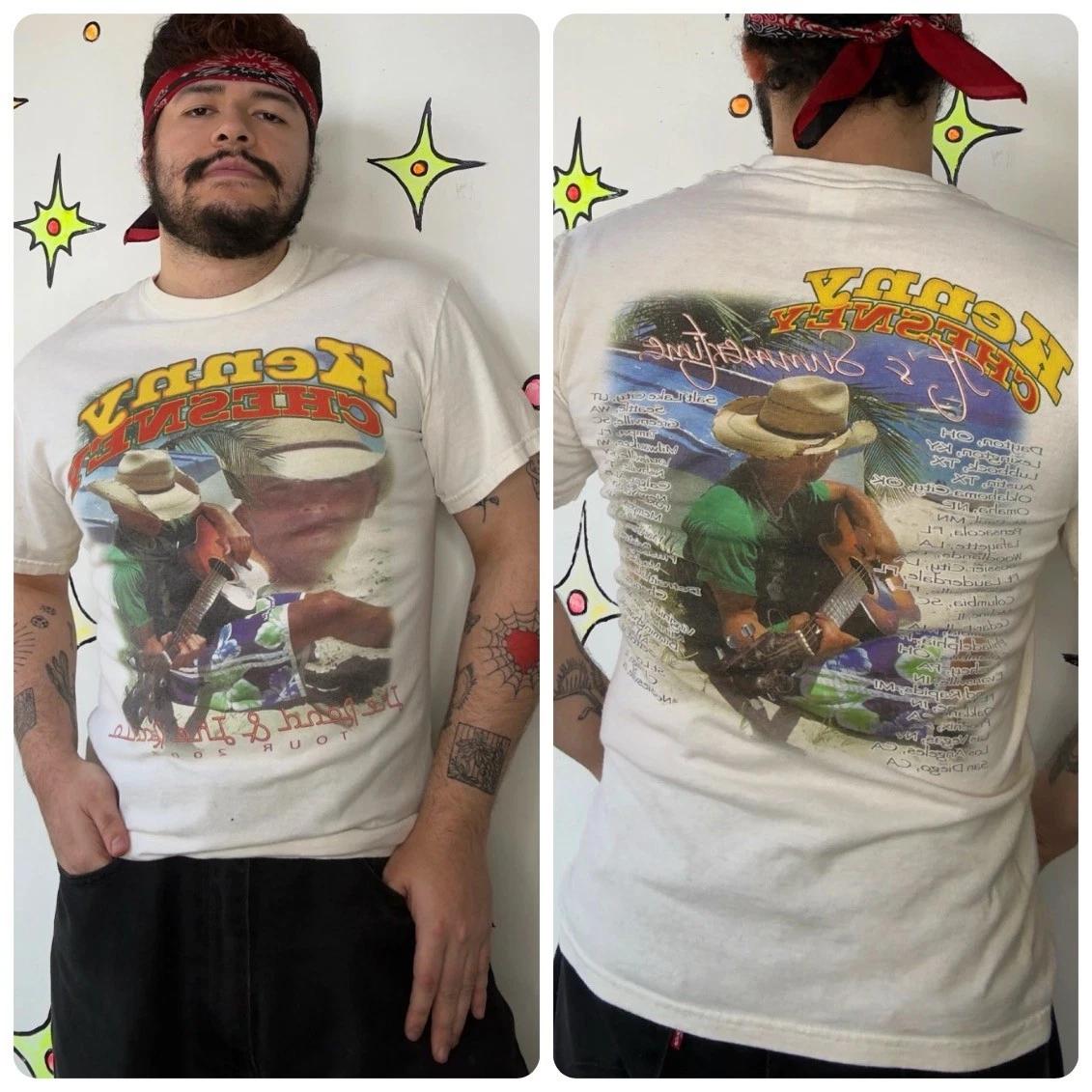 Vintage Kenny Chesney Tour T Shirt | Country Western Rodeo Cowboy Concert Tee M S
Vintage Kenny Chesney Tour T Shirt | Country Western Rodeo Cowboy Concert Tee M S