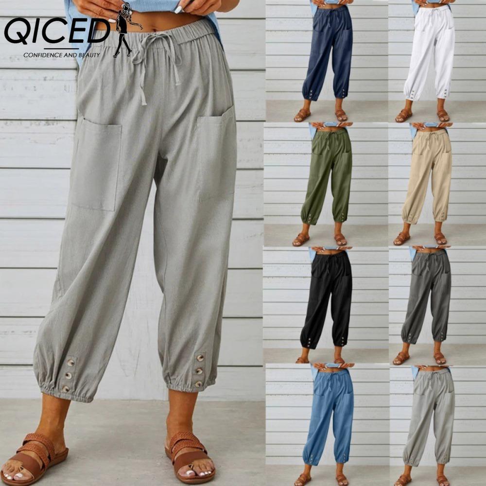 QICED 12 Color Women s Fashion Casual Solid Color Print Pants & Capris XXXXXL небо синє кольору
QICED 12 Color Women s Fashion Casual Solid Color Print Pants & Capris XXXXXL небо синє кольору