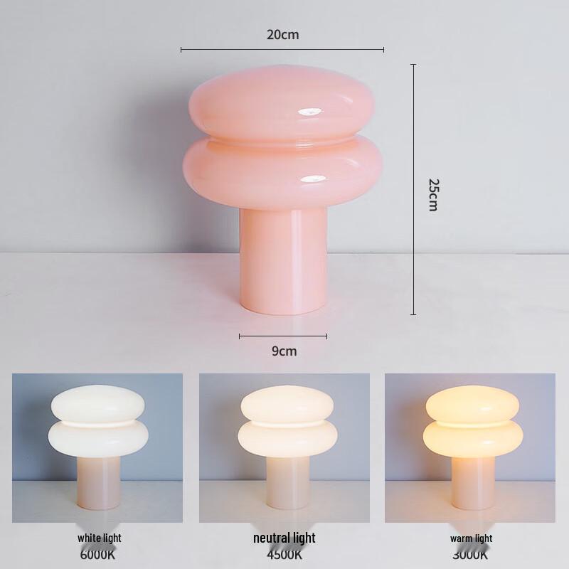 Pink French Ceramic Mushroom Desk Lamp
Pink French Ceramic Mushroom Desk Lamp