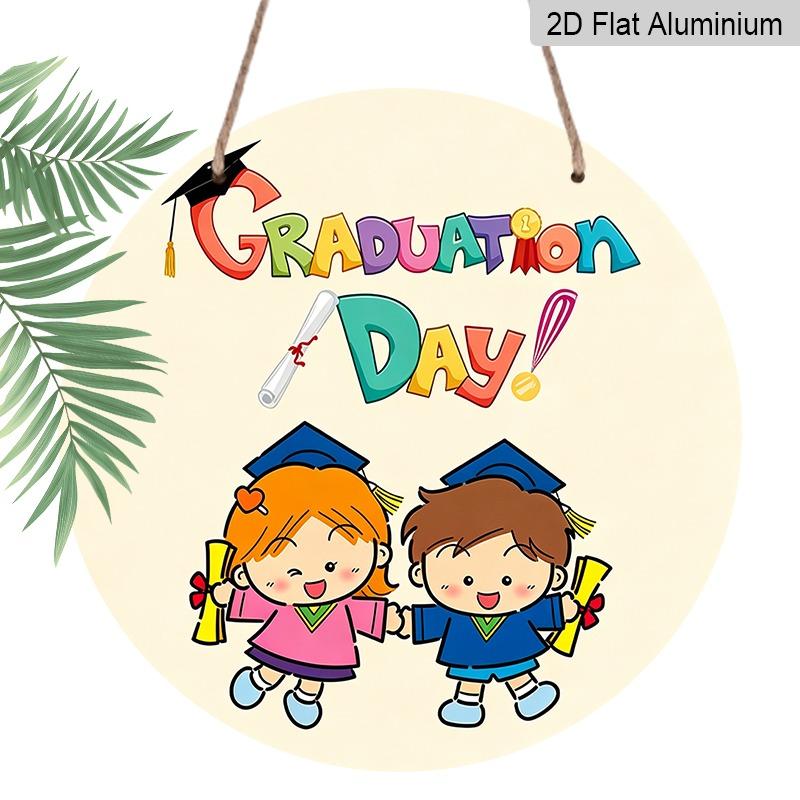 2D Flat Aluminum Graduation-themed Wall Decorations, Available in Various Sizes, Featuring A Cartoonish and Playful Graduate Design, Are A Perfect 7.87×7.87inch
2D Flat Aluminum Graduation-themed Wall Decorations, Available in Various Sizes, Featuring A Cartoonish and Playful Graduate Design, Are A Perfect 7.87×7.87inch