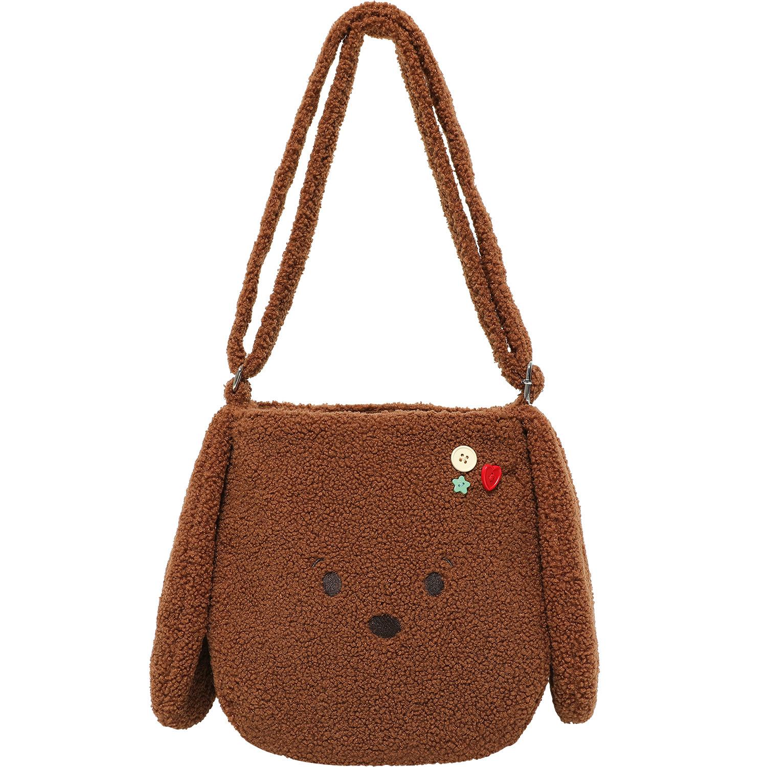 Плюшевая сумка на одно плечо, сумка-тоут, милая сумка-кроссбоди с длинными ушками кофейный
Плюшевая сумка на одно плечо, сумка-тоут, милая сумка-кроссбоди с длинными ушками кофейный