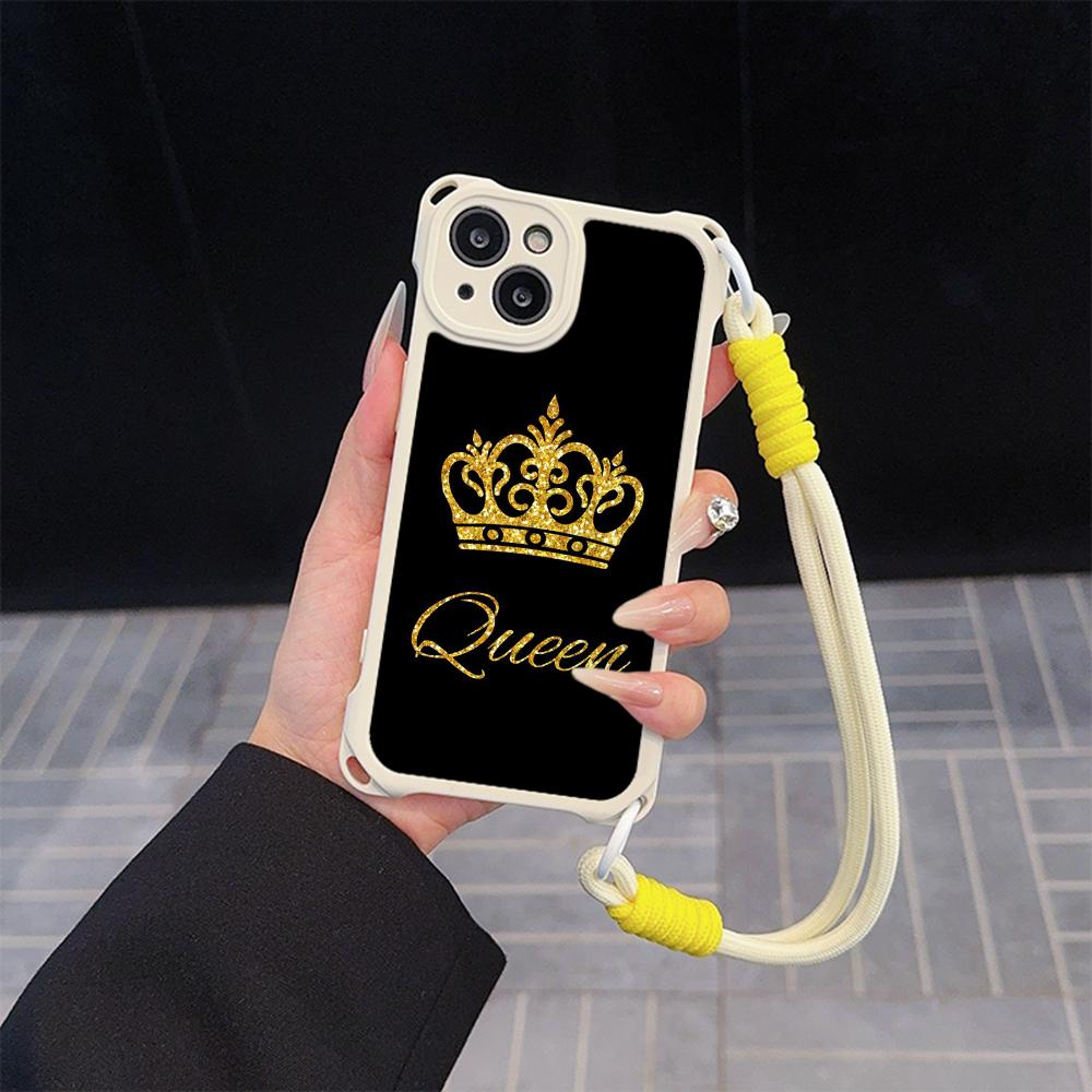 Мягкие чехлы для iPhone 16 15 13 12 11 14 Pro Max 7 8 Plus XR Четыре угла Защитный чехол от падения Дополнительный шнурок N94 Queen King Crown for iPhone 7/8
Мягкие чехлы для iPhone 16 15 13 12 11 14 Pro Max 7 8 Plus XR Четыре угла Защитный чехол от падения Дополнительный шнурок N94 Queen King Crown for iPhone 7/8