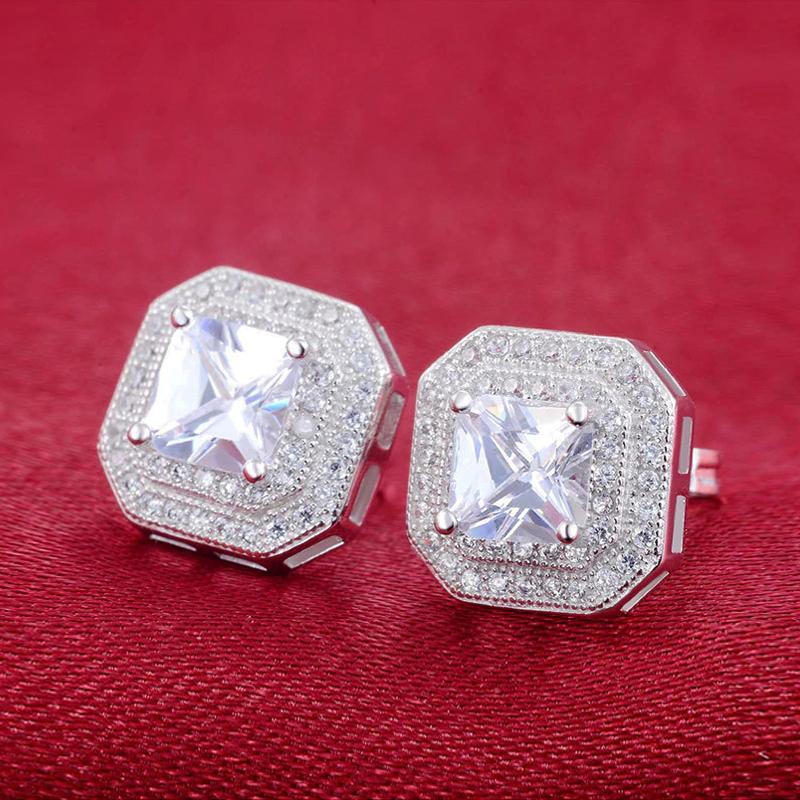 CAOSHI Aesthetic Women Stud Earrings with Dazzling Crystal Classic Style Accessories for Wedding Delicate Lady Exquisite Zircon
CAOSHI Aesthetic Women Stud Earrings with Dazzling Crystal Classic Style Accessories for Wedding Delicate Lady Exquisite Zircon