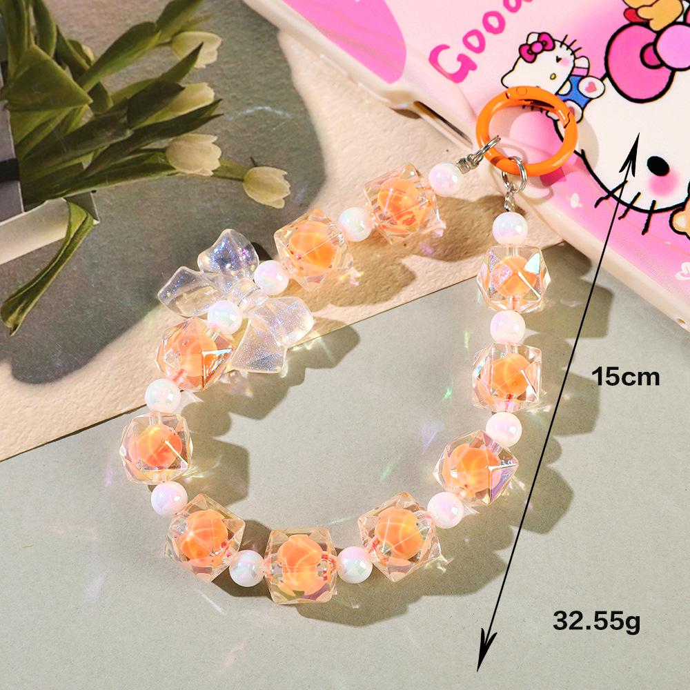 Handmade Beaded Candy Color Bow Keychain & Phone Charm оранжевый
Handmade Beaded Candy Color Bow Keychain & Phone Charm оранжевый