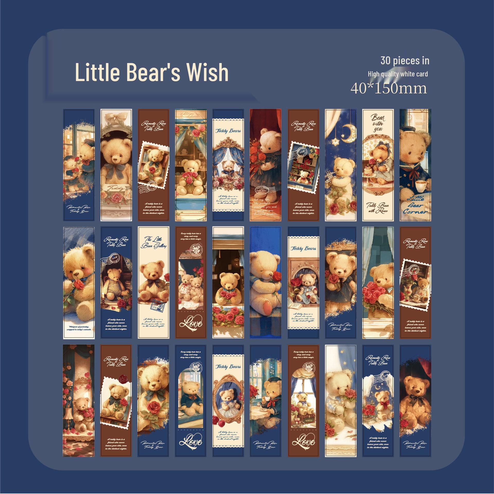Mr. Paper Bear Dreamy House Theme Bookmarks - Warm, Healing Small Bookmark Cards
Mr. Paper Bear Dreamy House Theme Bookmarks - Warm, Healing Small Bookmark Cards