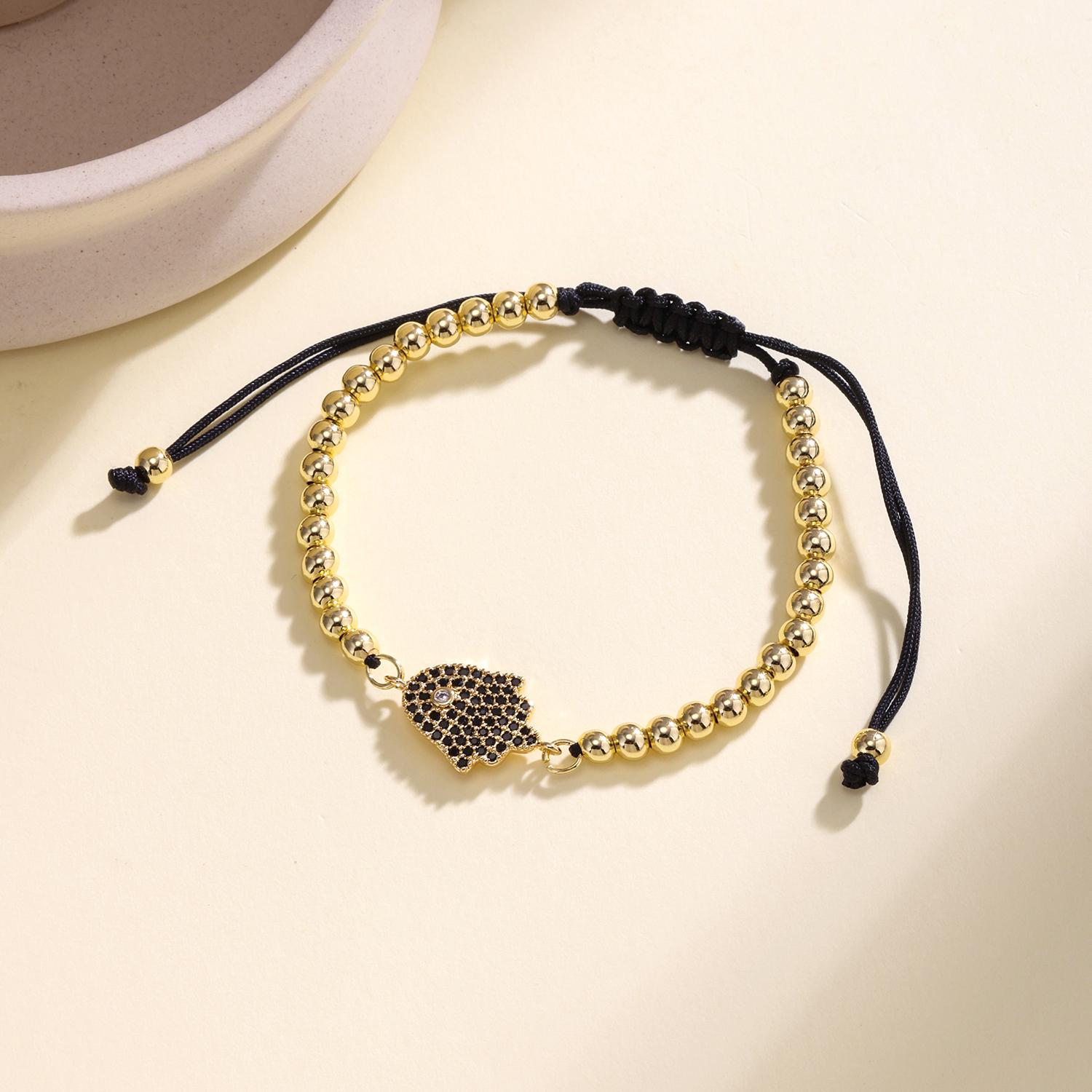 Nidin Blue/White/Black CZ Hamsa Hand Bead Bracelet Adjustable Braided Macrame Lucky Boho Protection Charm Jewelry For Women Men чорний
Nidin Blue/White/Black CZ Hamsa Hand Bead Bracelet Adjustable Braided Macrame Lucky Boho Protection Charm Jewelry For Women Men чорний