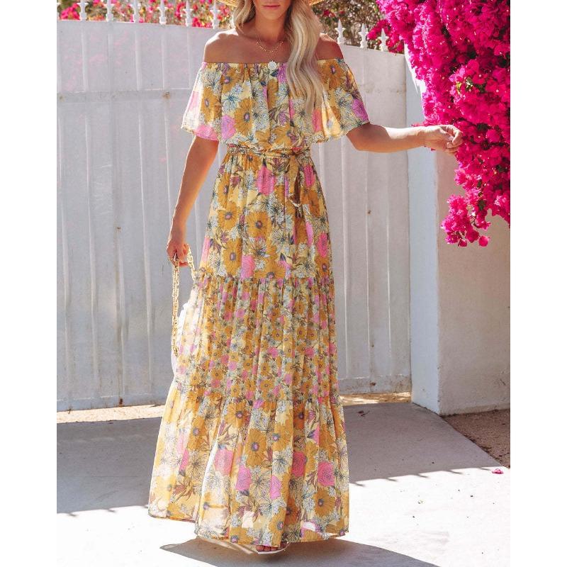 Женские летние новые платья на одно плечо с принтом, длинные, с большим подолом 3XL
Женские летние новые платья на одно плечо с принтом, длинные, с большим подолом 3XL
