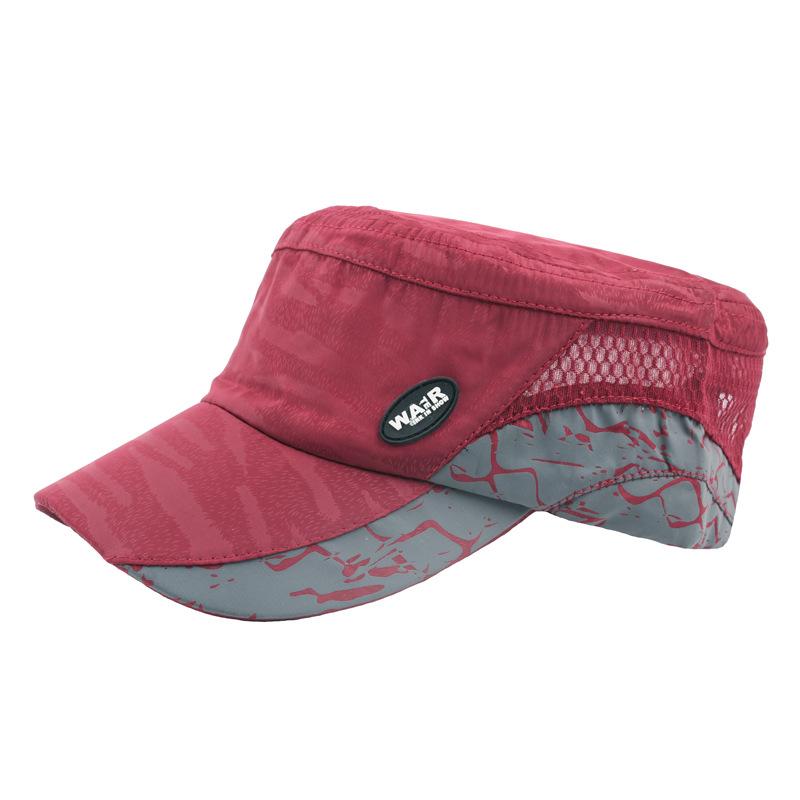 Мужская летняя кепка с плоским верхом, быстросохнущая, солнцезащитная, козырек, мужская военная кепка, сетчатая бейсболка Adjustable бордовый
Мужская летняя кепка с плоским верхом, быстросохнущая, солнцезащитная, козырек, мужская военная кепка, сетчатая бейсболка Adjustable бордовый