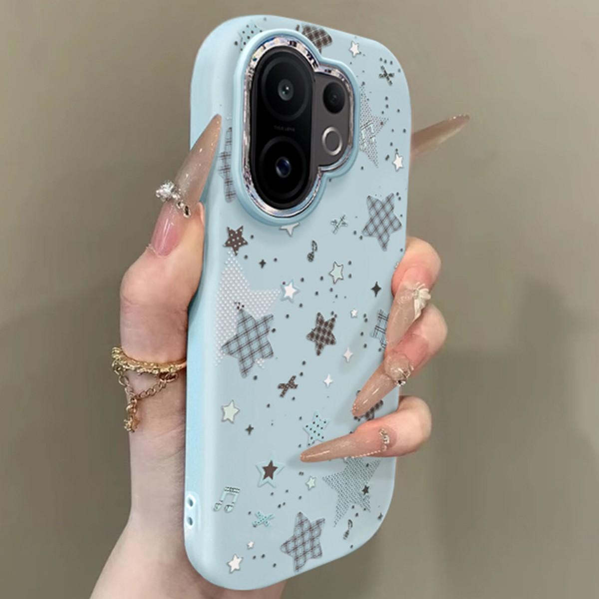 Plaid stars for vivoY500_Y300Pro new Y200T frame Y100i mobile phone case VIVOY500
Plaid stars for vivoY500_Y300Pro new Y200T frame Y100i mobile phone case VIVOY500