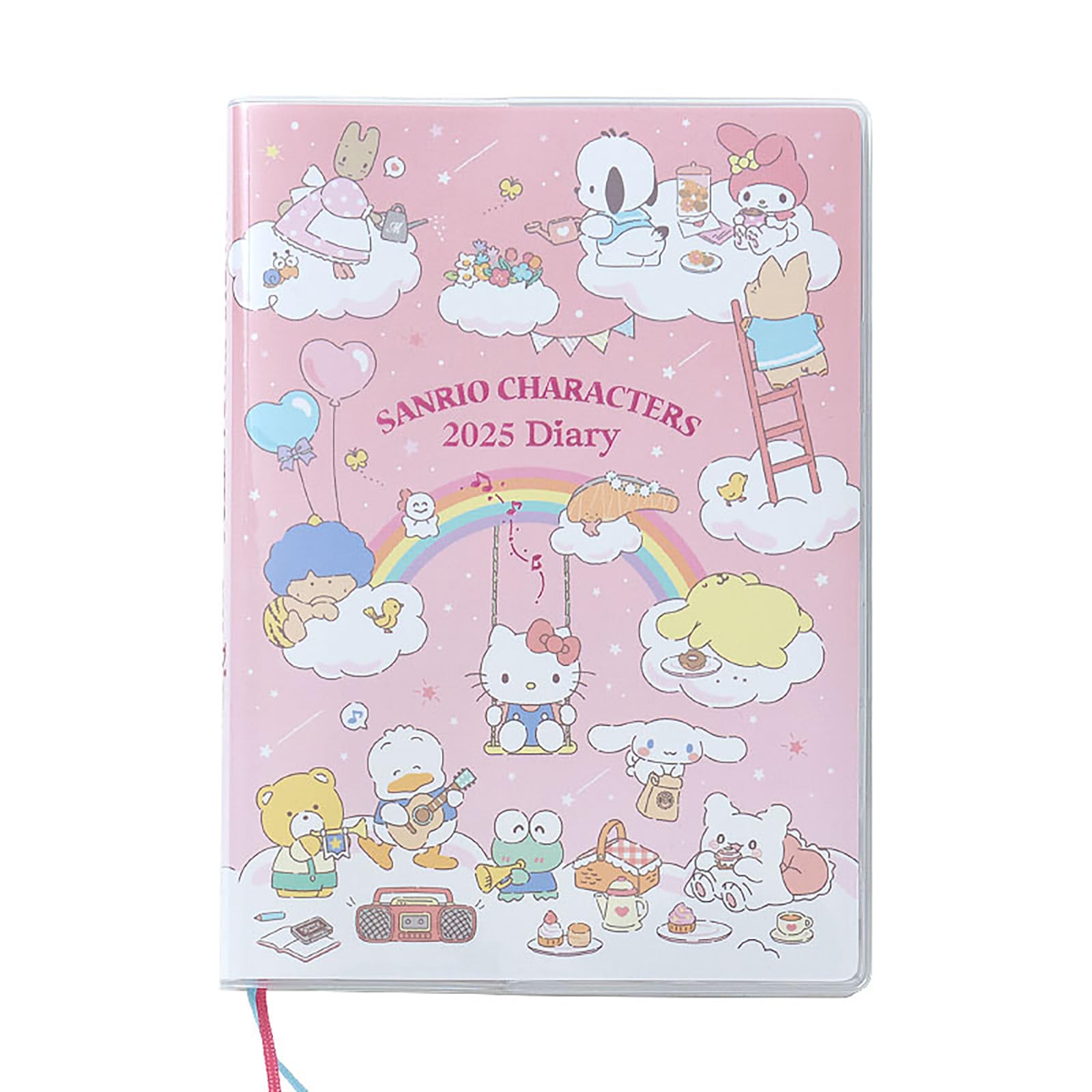 Sanrio B6 Diary Sanrio Characters 2025 Notebook October with Schedule Sticker and Bookmark 457621 (Block Type) (Starting 2024)
Sanrio B6 Diary Sanrio Characters 2025 Notebook October with Schedule Sticker and Bookmark 457621 (Block Type) (Starting 2024)