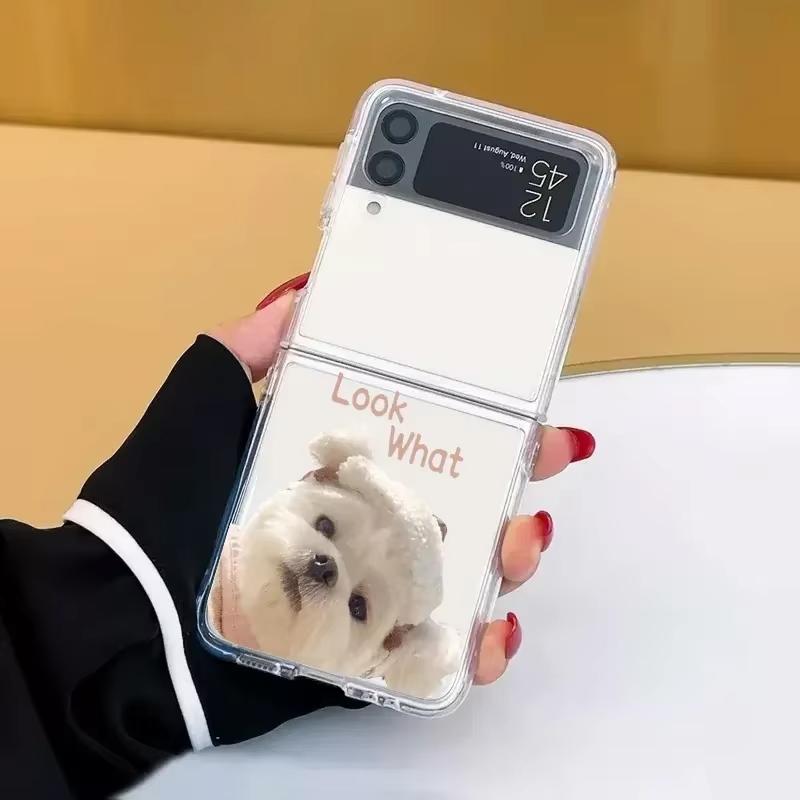 Funny Cartoon Dog Cat Phone Case For Samsung Galaxy Z Flip 6 5 3 4 Clear Hard Folding Cover Transaprent Fundas Galaxy Z Flip6
Funny Cartoon Dog Cat Phone Case For Samsung Galaxy Z Flip 6 5 3 4 Clear Hard Folding Cover Transaprent Fundas Galaxy Z Flip6