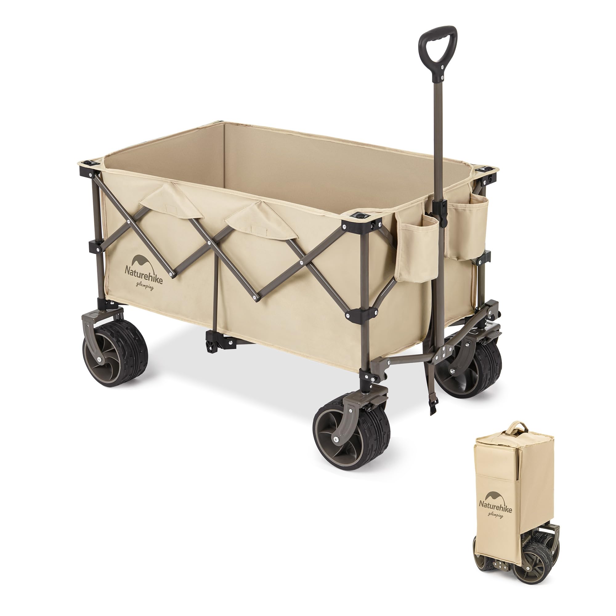 Naturehike Direct Store Carry Wagon Large Capacity 197L Load Capacity 150kg Extra Large Tires Lockable Convergence Table Can Be Attached Compact бежевий
Naturehike Direct Store Carry Wagon Large Capacity 197L Load Capacity 150kg Extra Large Tires Lockable Convergence Table Can Be Attached Compact бежевий