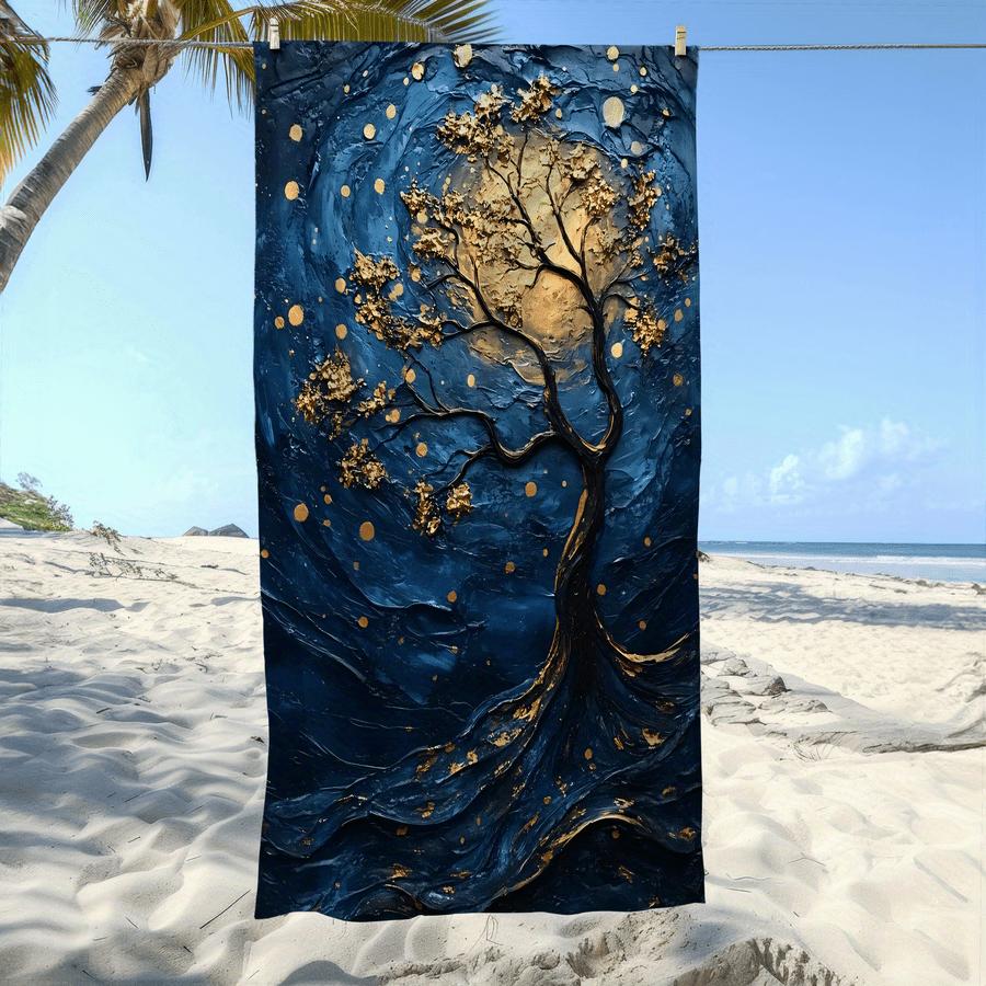Moonlight Tree Shadow Printed Beach Towel, Soft Absorbent Quick-Dry for Swimming Camping Everyday Use W40*H60(CM)
Moonlight Tree Shadow Printed Beach Towel, Soft Absorbent Quick-Dry for Swimming Camping Everyday Use W40*H60(CM)