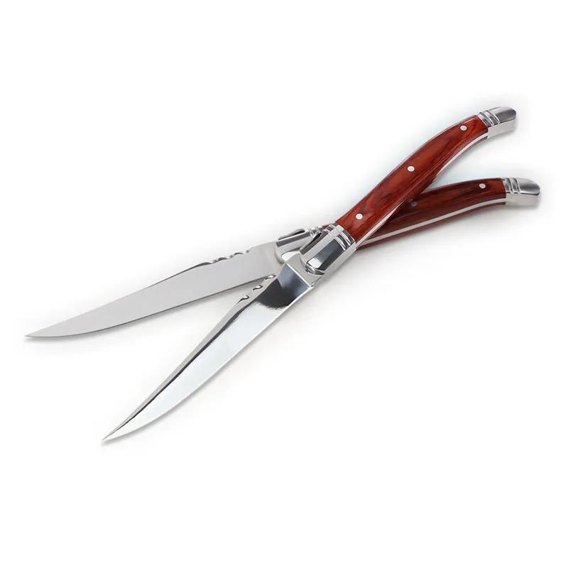 Нож для стейка из нержавеющей стали, вилка, столовые приборы Laguiole, столовые приборы из красного дерева, ножи для стейка, вилки с ручкой из цельного дерева, набор столовых приборов 2–6 предметов
Нож для стейка из нержавеющей стали, вилка, столовые приборы Laguiole, столовые приборы из красного дерева, ножи для стейка, вилки с ручкой из цельного дерева, набор столовых приборов 2–6 предметов