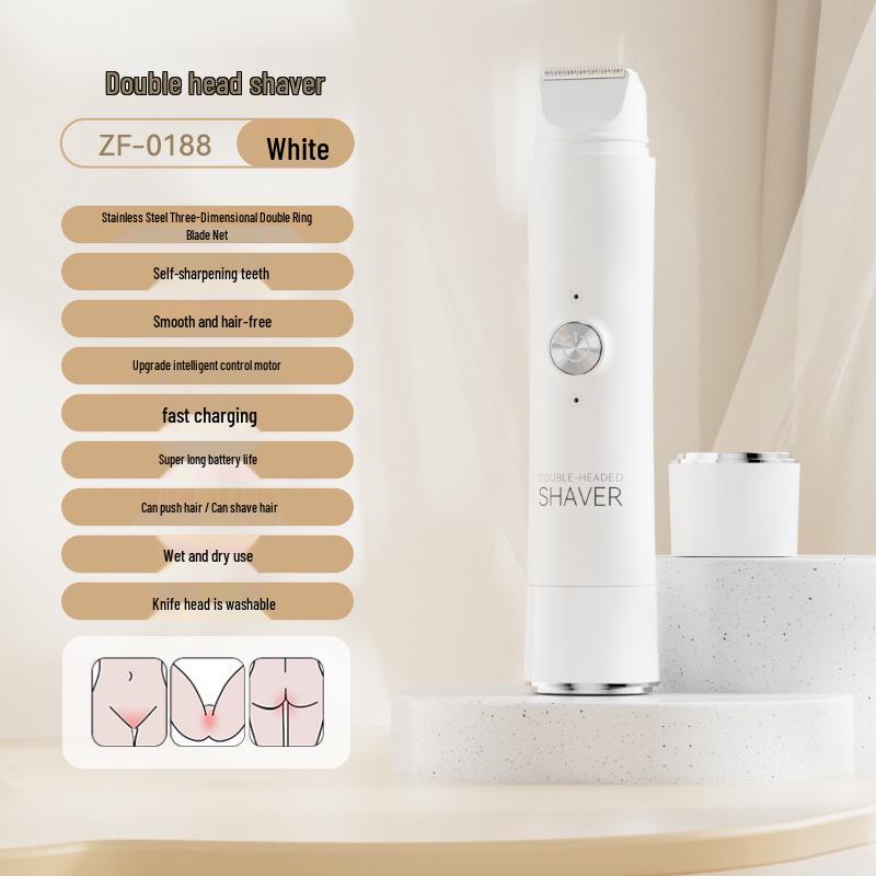 Women s Dual-Head Electric Shaver & Body Trimmer - Portable Epilator білий
Women s Dual-Head Electric Shaver & Body Trimmer - Portable Epilator білий