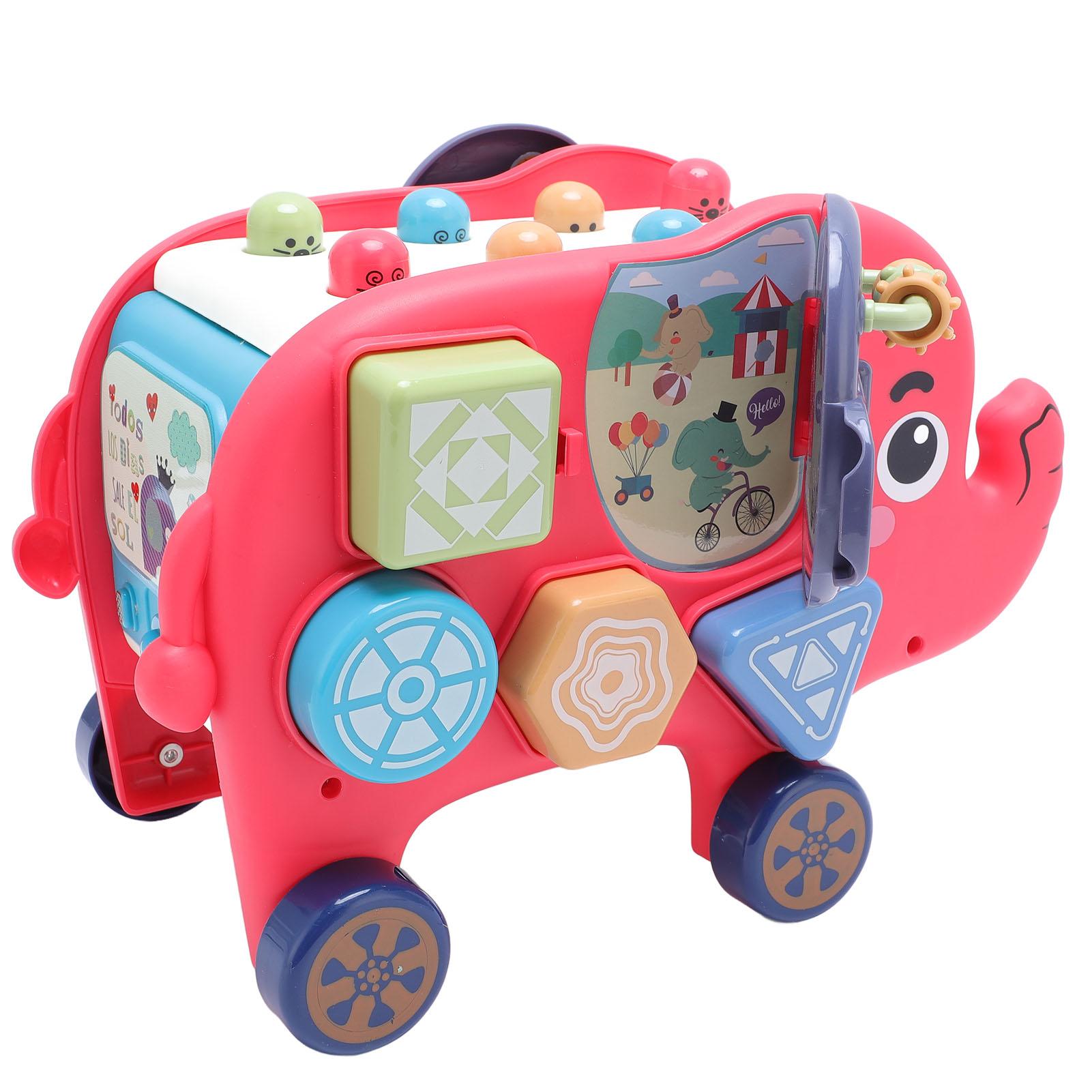 Children Cartoon Toy Shape Matching Track Whacking Game Sliding Rotating Elephant Gear Toy Multifunctional Early Education Toy for Kids
Children Cartoon Toy Shape Matching Track Whacking Game Sliding Rotating Elephant Gear Toy Multifunctional Early Education Toy for Kids
