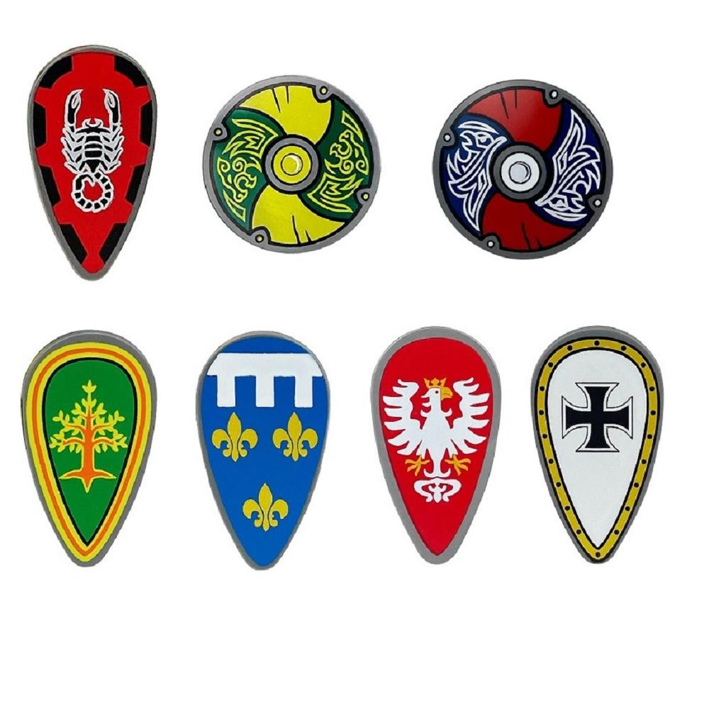 12 шт./набір середньовічної армії лицаря зброї Pack MiniFigures аксесуари набір військовий щит будівельні блоки цегли комплекти іграшки
12 шт./набір середньовічної армії лицаря зброї Pack MiniFigures аксесуари набір військовий щит будівельні блоки цегли комплекти іграшки