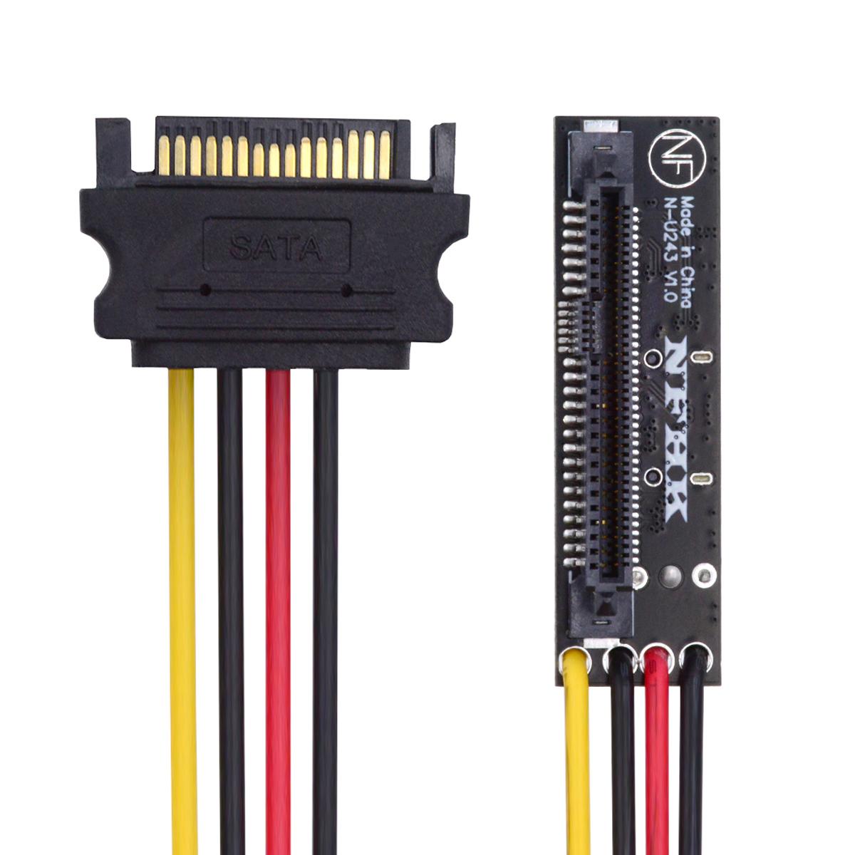SFF-8643 PCI-E 4.0 Female to U.2 SFF-8639 U.3 NVME Pcie PCI-Express SSD Adapter for Mainboard As Shown A
SFF-8643 PCI-E 4.0 Female to U.2 SFF-8639 U.3 NVME Pcie PCI-Express SSD Adapter for Mainboard As Shown A