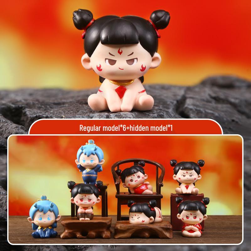 Young Hero Nezha Resin Figurine - Creative Cartoon Design Blind Box for Desktop Decoration
Young Hero Nezha Resin Figurine - Creative Cartoon Design Blind Box for Desktop Decoration