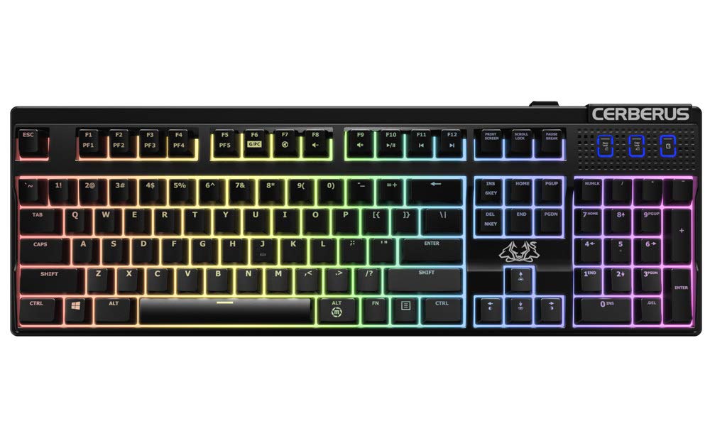 ASUS CERBERUS MECH RGB — це ігрова клавіатура з високою функціональністю та довговічністю в простому та красивому дизайні з механічними перемикачами RGB. червоний
ASUS CERBERUS MECH RGB — це ігрова клавіатура з високою функціональністю та довговічністю в простому та красивому дизайні з механічними перемикачами RGB. червоний