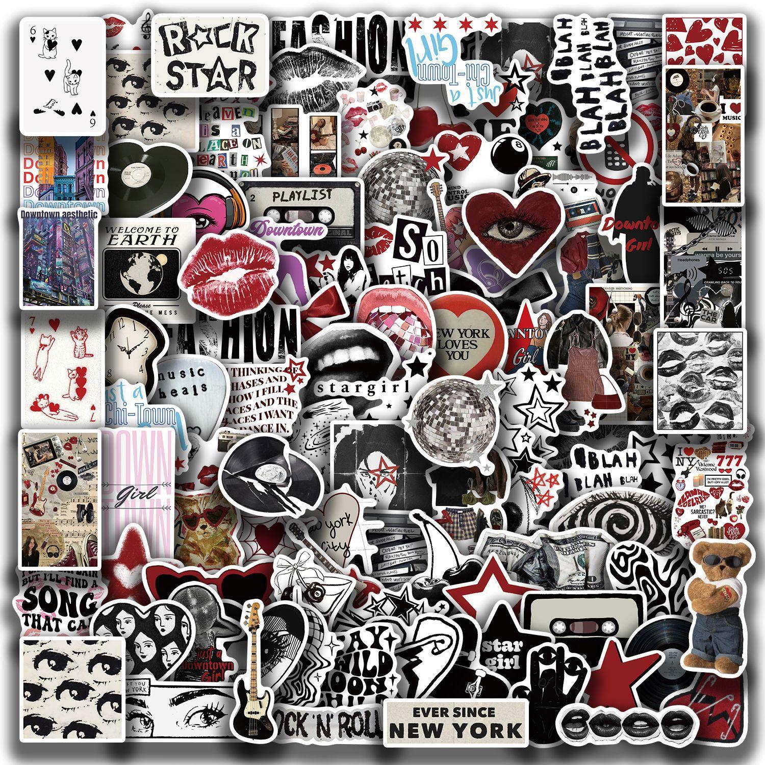 100pcs Y2K Aesthetic Cartoon Graffiti Stickers Waterproof Decals for Phone Laptop Guitar Suitcase Kids Toy
100pcs Y2K Aesthetic Cartoon Graffiti Stickers Waterproof Decals for Phone Laptop Guitar Suitcase Kids Toy
