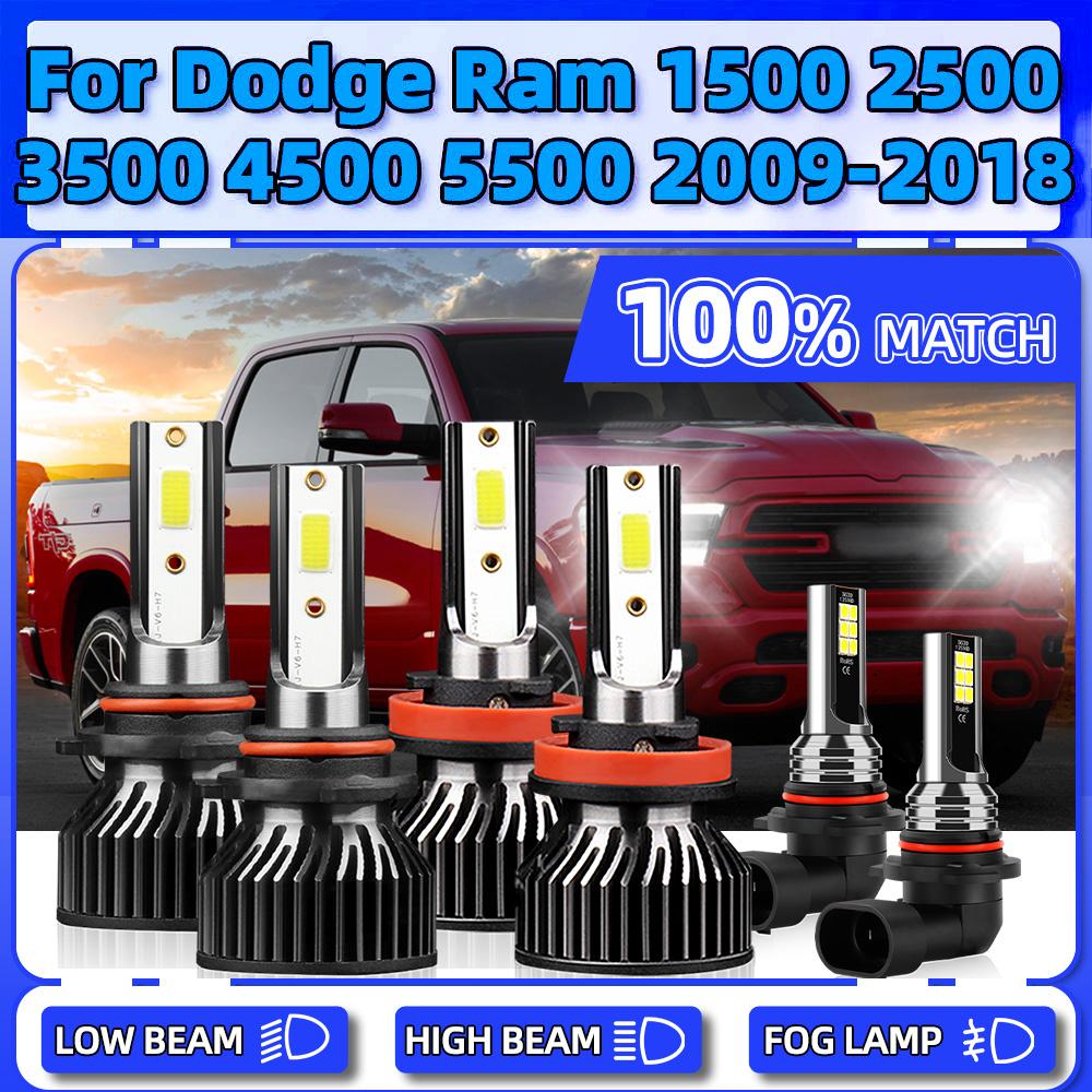 LED Headlight 60000LM Car Headlamps 6000K Auto Fog Lamps For Dodge Ram 1500 2500 3500 4500 5500 2009-2014 2015 2016 2017 2018 High Beam (2PCS)
LED Headlight 60000LM Car Headlamps 6000K Auto Fog Lamps For Dodge Ram 1500 2500 3500 4500 5500 2009-2014 2015 2016 2017 2018 High Beam (2PCS)