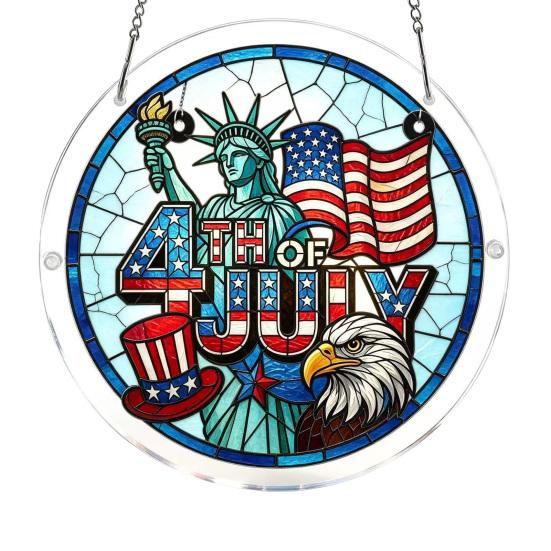 4th of July Acrylic Puzzle Suncatcher, Patriotic Window Hanging Ornament, 250th Anniversary America Sun Catcher Jigsaw Puzzle Kit for Independence Day B
4th of July Acrylic Puzzle Suncatcher, Patriotic Window Hanging Ornament, 250th Anniversary America Sun Catcher Jigsaw Puzzle Kit for Independence Day B