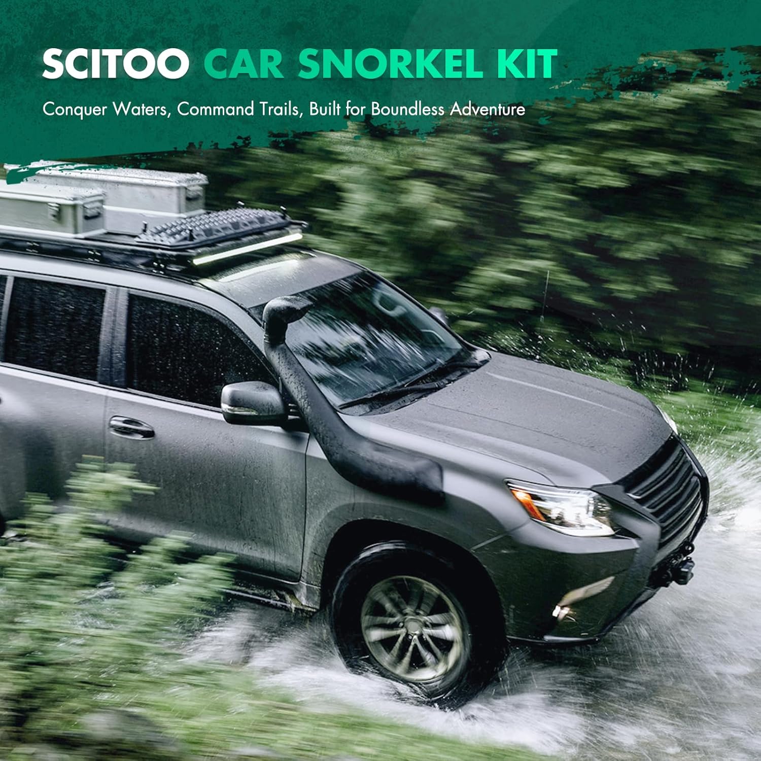 SCITOO Snorkel Head Pre Cleaner 3.5inch Mushroom Head Snorkel Ram Sand Cup for Most Cars, Trucks, SUV, ATV, RV, Jeep, Off Road, 4X4
SCITOO Snorkel Head Pre Cleaner 3.5inch Mushroom Head Snorkel Ram Sand Cup for Most Cars, Trucks, SUV, ATV, RV, Jeep, Off Road, 4X4