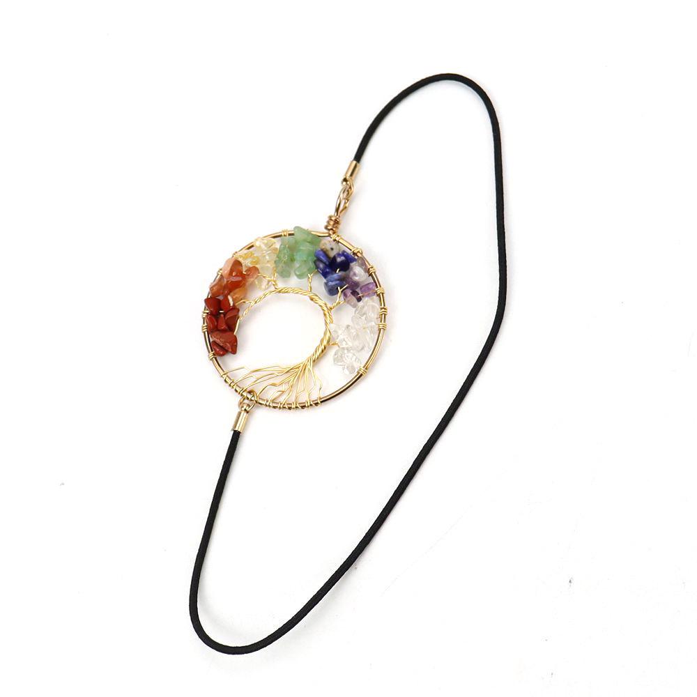 Crushed Stone Tree of Life Heart-Shaped Elastic Cord Bookmark
Crushed Stone Tree of Life Heart-Shaped Elastic Cord Bookmark