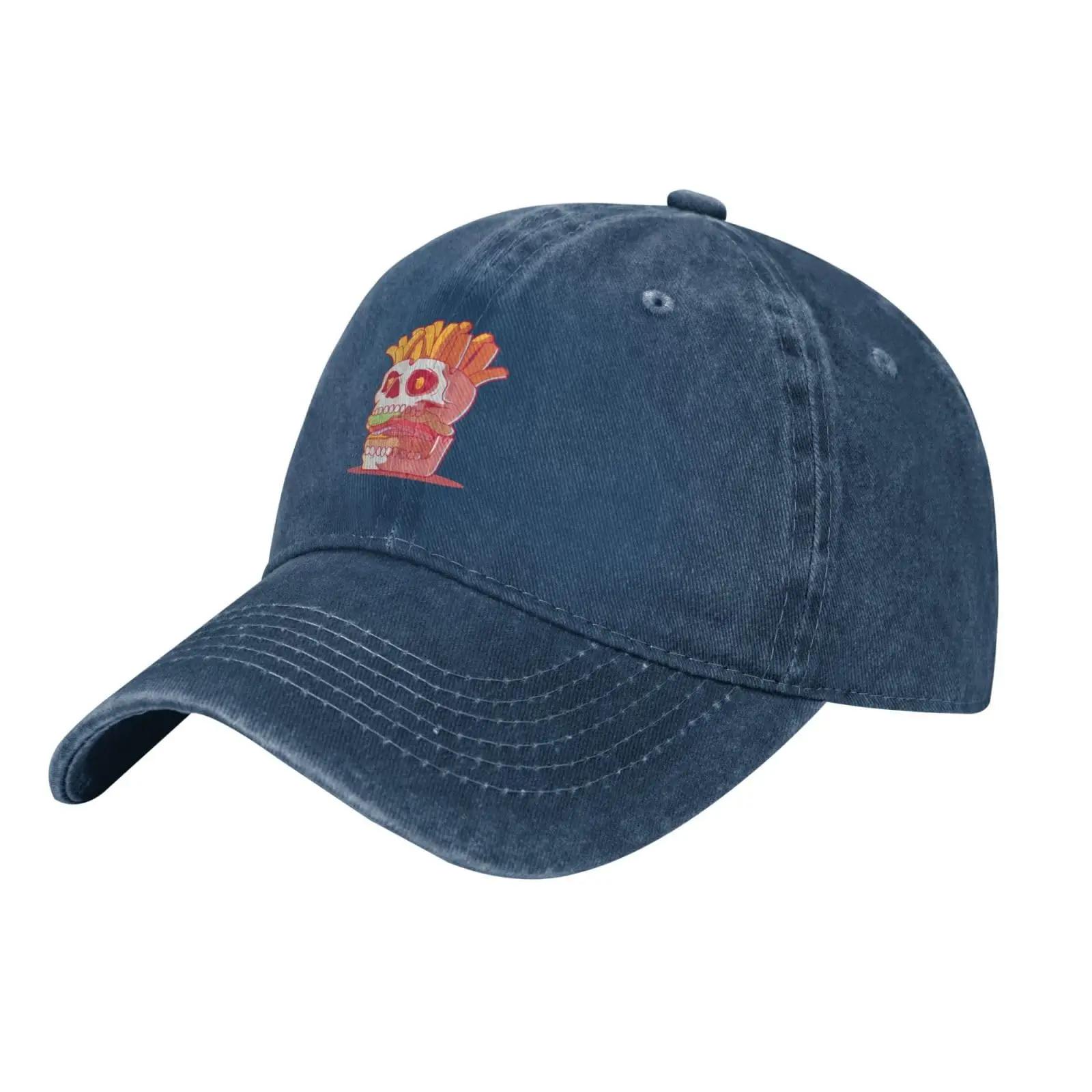 Hamburger Skull with Fries Baseball Cap Women Men Hat Vintage Cowboy Hats Trucker Sun Caps Adjustable белый
Hamburger Skull with Fries Baseball Cap Women Men Hat Vintage Cowboy Hats Trucker Sun Caps Adjustable белый