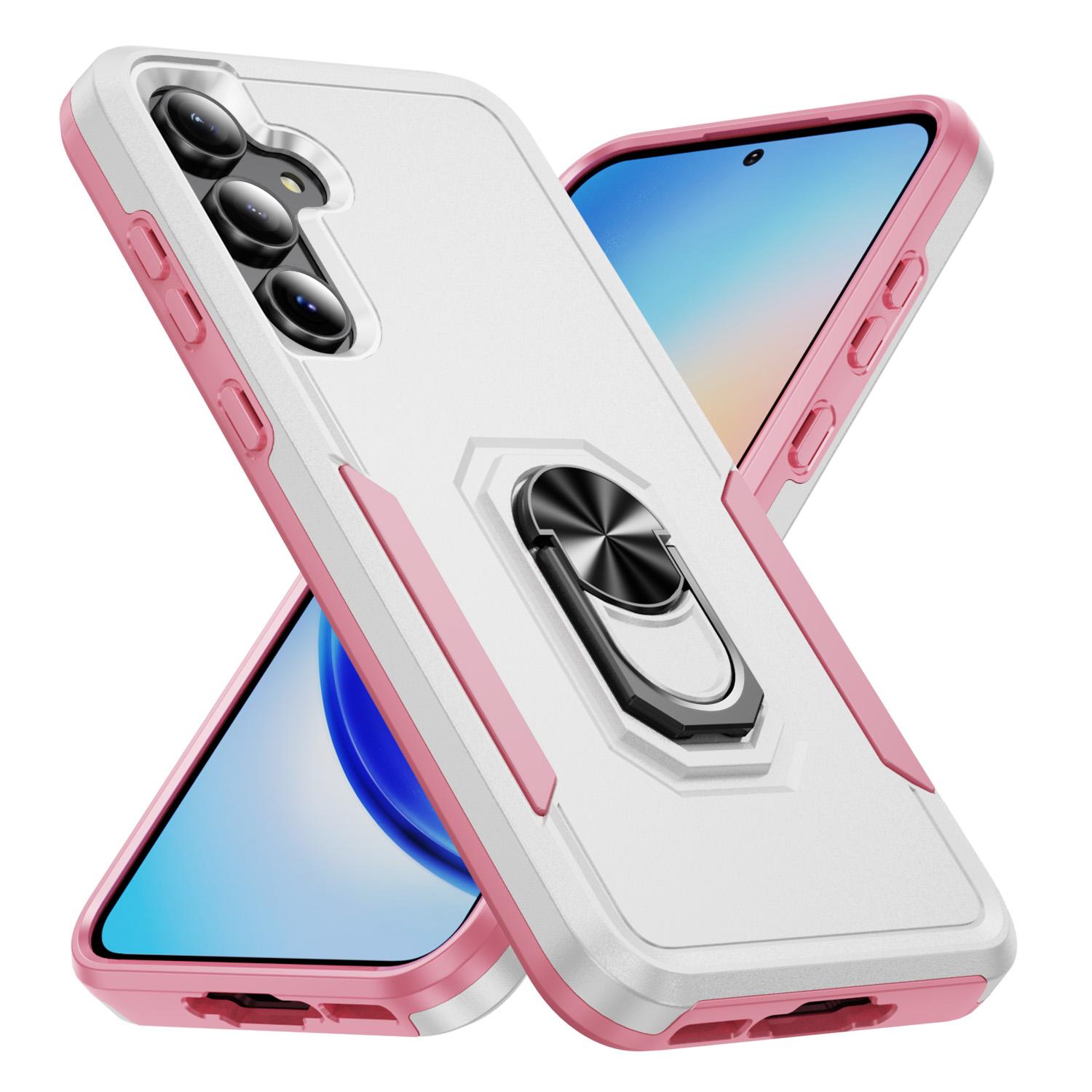 For Samsung Galaxy A55 5G/A35 5G Case Military Grade Ring Kickstand PC+TPU Phone Cover Pink/Rose
For Samsung Galaxy A55 5G/A35 5G Case Military Grade Ring Kickstand PC+TPU Phone Cover Pink/Rose