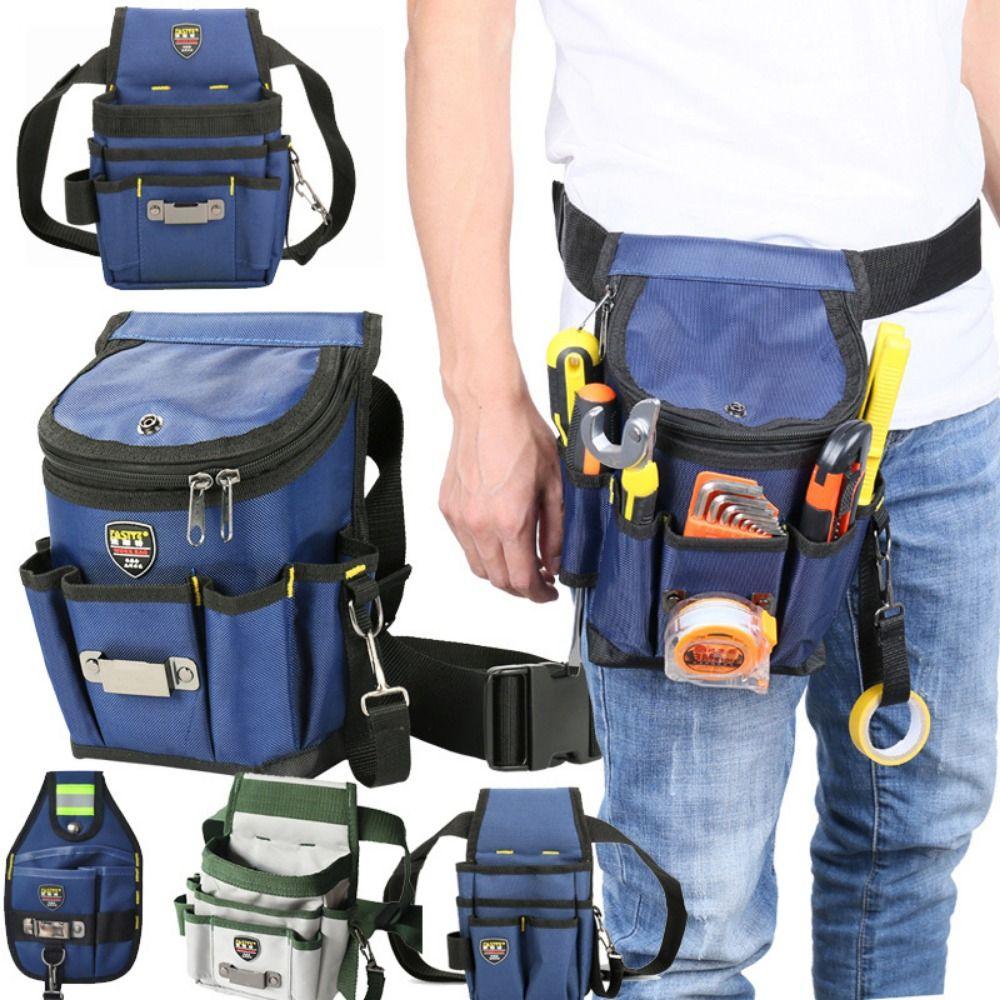 Wide Mouth Tool Waist Strap Bag Hands-Free Repair Tool Storage Bag Construction Workers blue-L With cover
Wide Mouth Tool Waist Strap Bag Hands-Free Repair Tool Storage Bag Construction Workers blue-L With cover