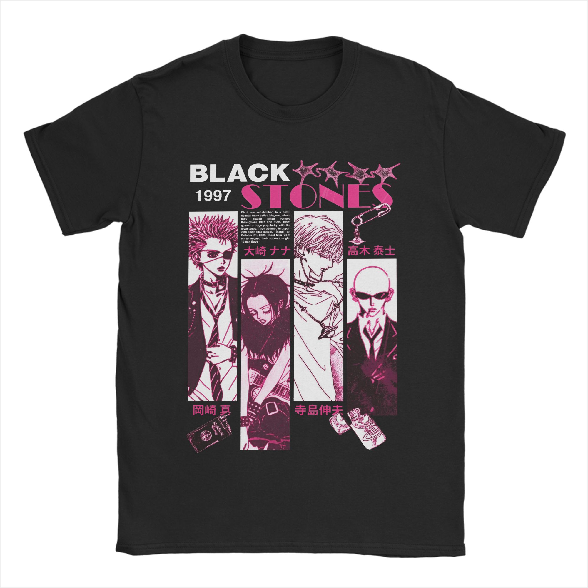 Amazing Anime Nana Osaki TShirts Unisex Crew Neck Pure Cotton T Shirts Short Sleeve Tee Shirt Birthday Present Tops S
Amazing Anime Nana Osaki TShirts Unisex Crew Neck Pure Cotton T Shirts Short Sleeve Tee Shirt Birthday Present Tops S