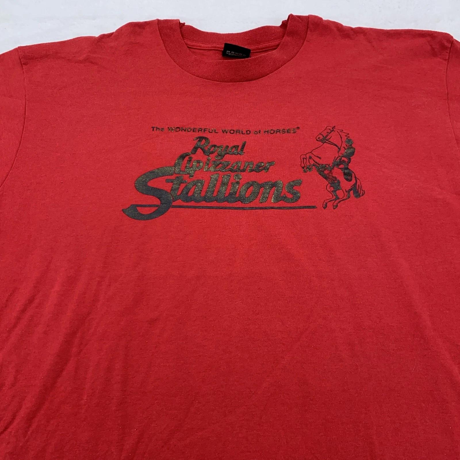 Vintage Royal Lipizzaner Stallions Shirt Mens XL Horse Screen Stars Best USA 80s 3XL
Vintage Royal Lipizzaner Stallions Shirt Mens XL Horse Screen Stars Best USA 80s 3XL