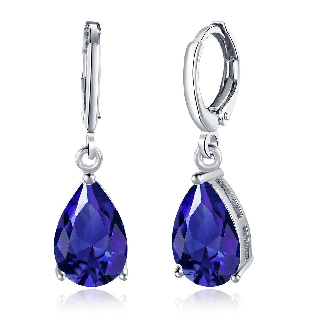 Rockyu Jewelry Популярные серьги-кольца Каплевидные серебряные серьги Подвески с цирконием Капли Женские (Синий, Платиновый) синий
Rockyu Jewelry Популярные серьги-кольца Каплевидные серебряные серьги Подвески с цирконием Капли Женские (Синий, Платиновый) синий