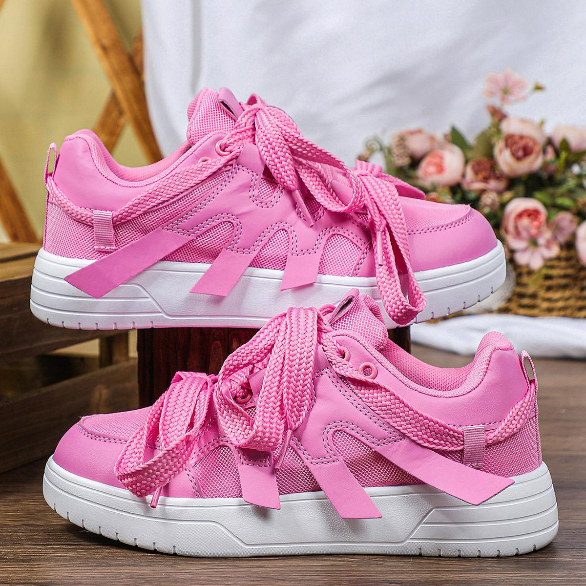 Breathable Mesh Shoes Women Men Trendy Sneakers Low Top Lace-up Board Shoes for Walking Jogging Outdoor Activities 45
Breathable Mesh Shoes Women Men Trendy Sneakers Low Top Lace-up Board Shoes for Walking Jogging Outdoor Activities 45