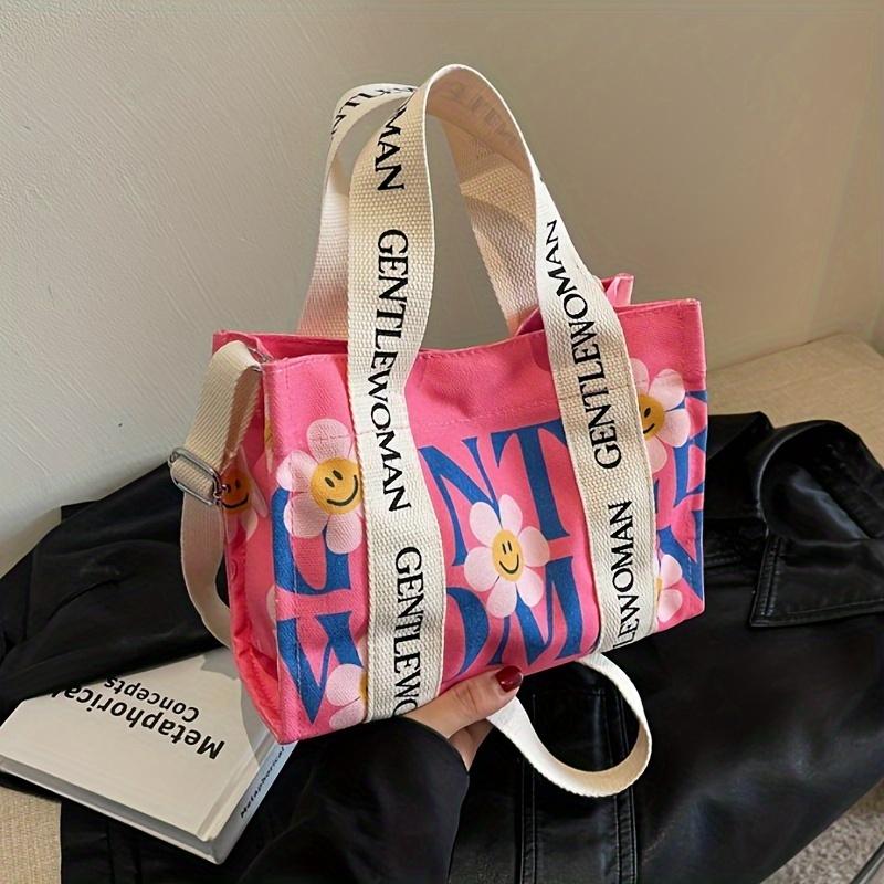 Dopamine Colorful Women s Crossbody Bags Fashiable Canvas Shoulder Bag Flower Print Tote Handbags Shopping Bag
Dopamine Colorful Women s Crossbody Bags Fashiable Canvas Shoulder Bag Flower Print Tote Handbags Shopping Bag