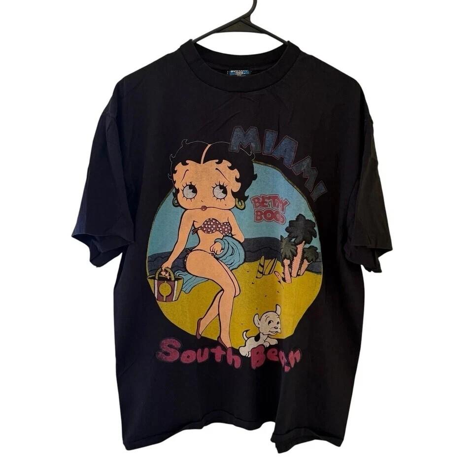Betty Boop South Beach Miami Summer Short Sleeve Black color shirt S-5XL Unisex T-Shirt M
Betty Boop South Beach Miami Summer Short Sleeve Black color shirt S-5XL Unisex T-Shirt M