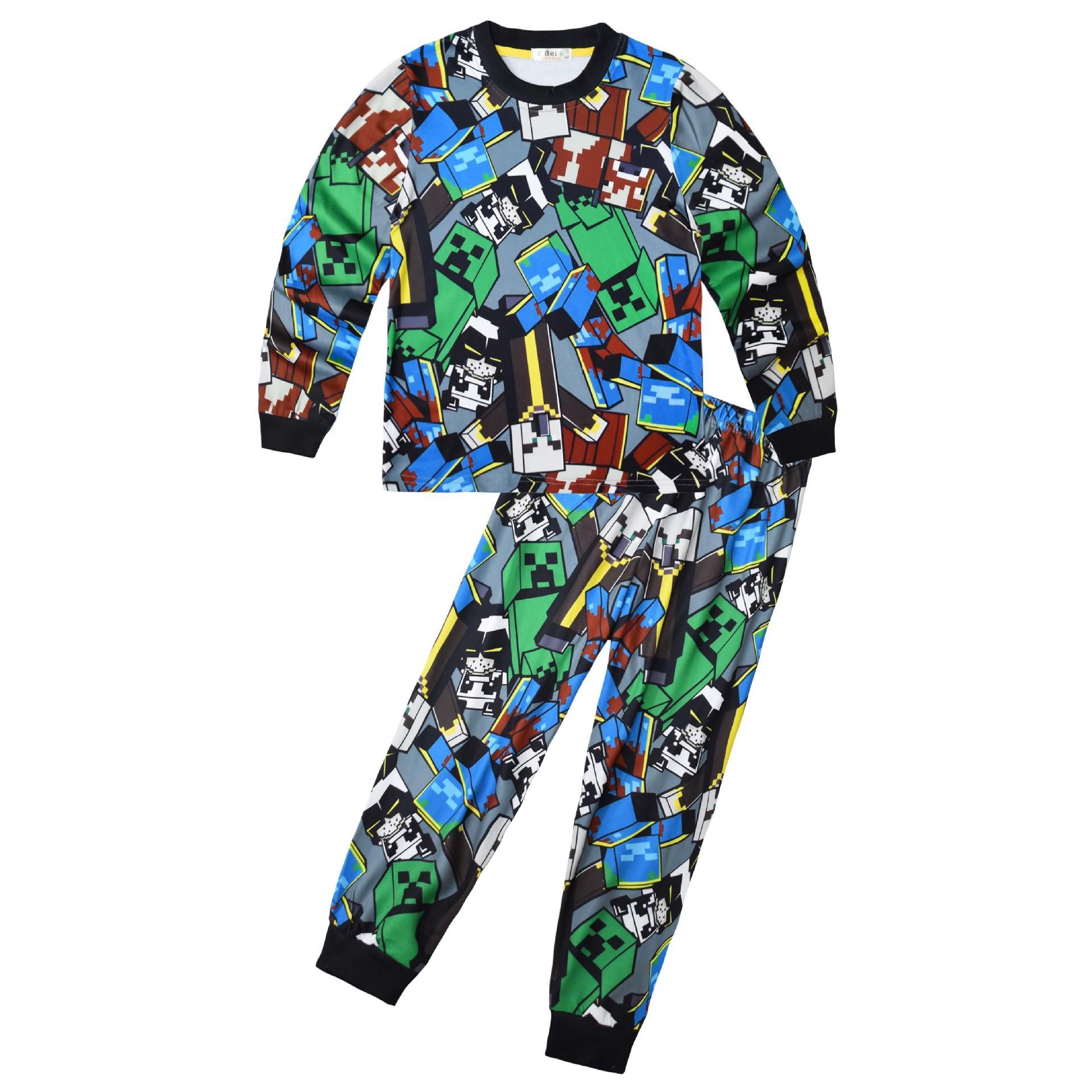 Children S Suit, Minecraft, Digital Printing, Middle-Aged And Older Children S Loungewear Suit, Long-Sleeved Two-Piece Suit, Sleeping 7882. 110
Children S Suit, Minecraft, Digital Printing, Middle-Aged And Older Children S Loungewear Suit, Long-Sleeved Two-Piece Suit, Sleeping 7882. 110