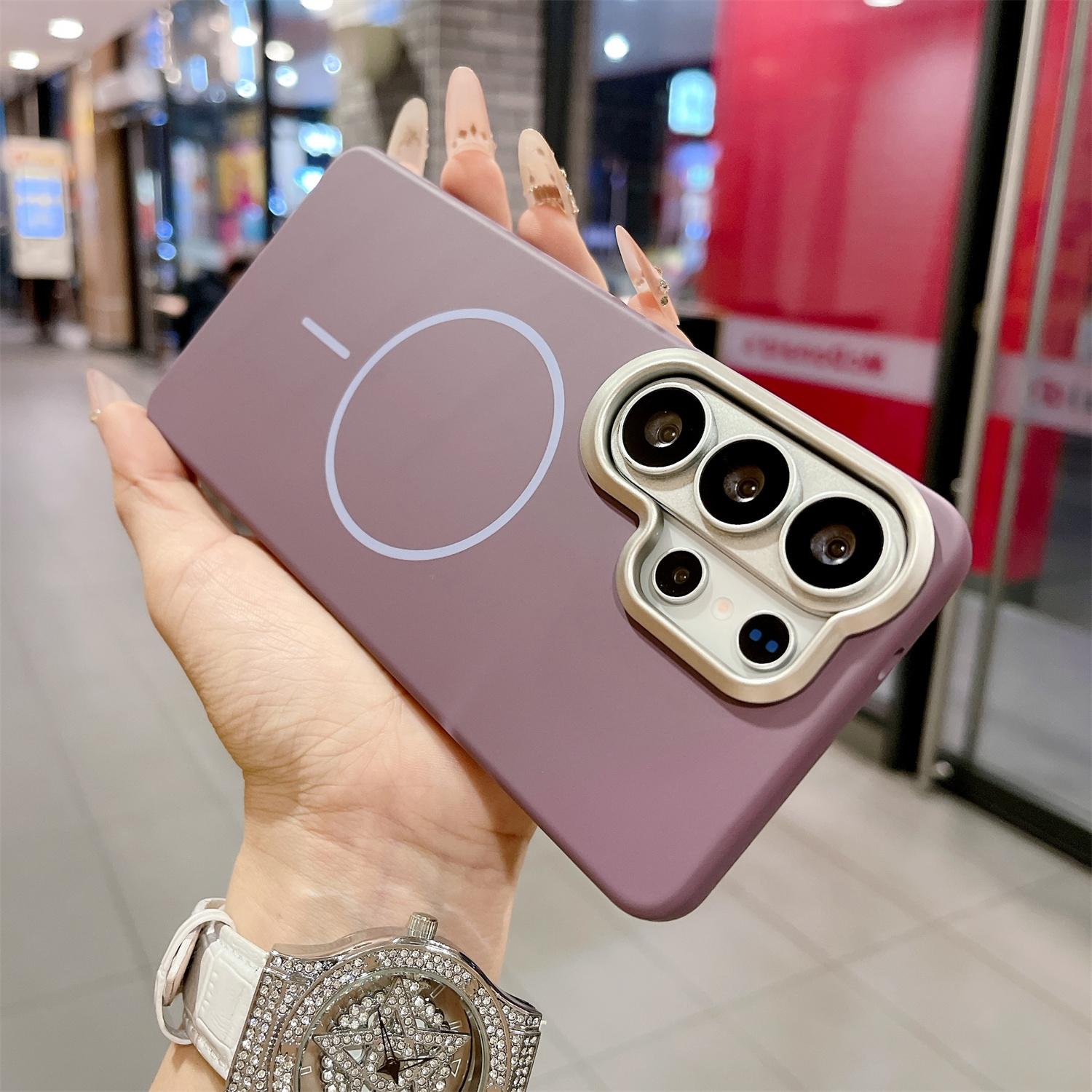 For Samsung Galaxy S26 S25 S24 S23 S22 Ultra Plus FE Shockproof Cover Funda Matte Hard PC Metal Frame For Magsafe Magnetic Case For Galaxy S24
For Samsung Galaxy S26 S25 S24 S23 S22 Ultra Plus FE Shockproof Cover Funda Matte Hard PC Metal Frame For Magsafe Magnetic Case For Galaxy S24